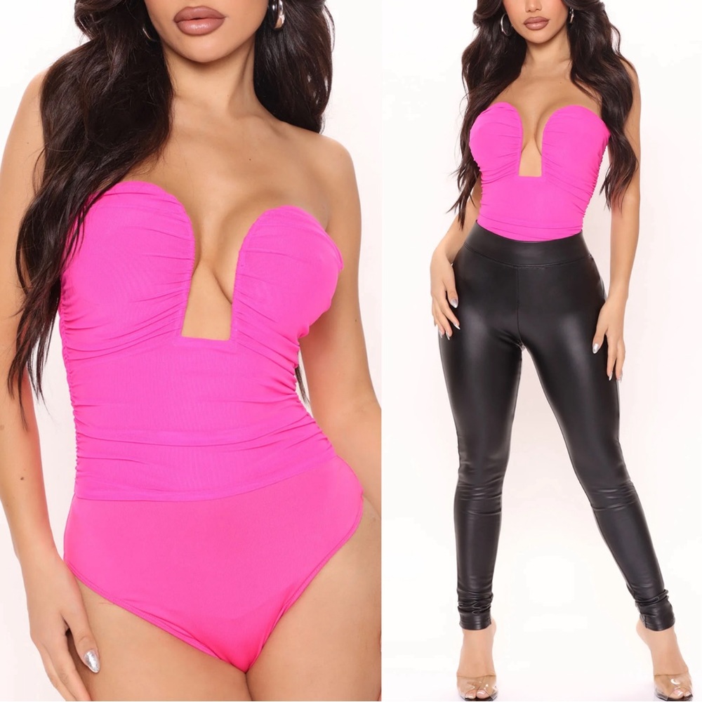 Hot Pink Bodysuit 💕 Small